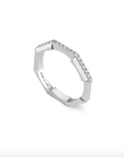 Gucci Jewellery - Rings Gucci 18K White Gold Link To Love Diamond Band