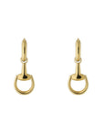 Gucci Jewellery - Earrings - Drop Gucci 18K Yellow Gold Horsebit Drop Earrings