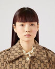 Gucci Jewellery - Earrings - Stud Gucci 18K Yellow Gold Icon Asymmetric Studs