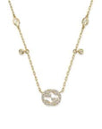 Gucci Jewellery - Necklace Gucci 18K Yellow Gold Interlock G Diamond Necklace