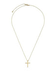 Gucci Jewellery - Necklace GUCCI LINK TO LOVE CROSS NECKLACE 18K YELLOW GOLD