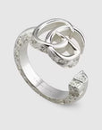 Gucci Jewellery - Rings Gucci Silver GG Marmont Key Style Ring Size 7