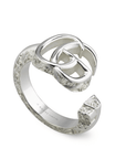 Gucci Jewellery - Rings Gucci Silver GG Marmont Key Style Ring Size 7