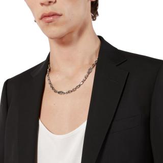 Gucci sterling silver Interlocking G necklace men Sterling Silver One Size