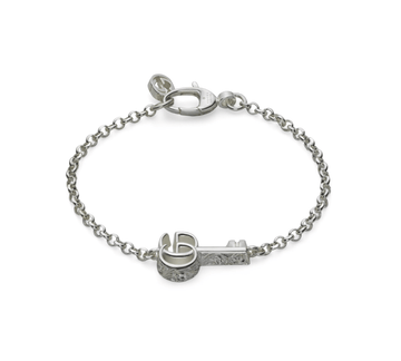 Gucci Jewellery - Bracelet Gucci Silver Marmont GG Key Bracelet 6.5"