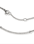 John Hardy Jewellery - Necklace John Hardy 1.8mm Essential Pave Silver and Diamonds Necklace