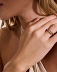 John Hardy Jewellery - Rings John Hardy 14K Yellow Gold and Diamond Spear Ring Size 8