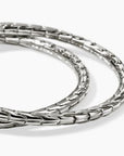 John Hardy Jewellery - Earrings - Hoop John Hardy Sterling Silver 39mm Essentials Flex Hoops