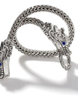 John Hardy Jewellery - Bracelet John Hardy Sterling Silver 5mm Blue Sapphire Naga Bracelet