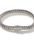 John Hardy Jewellery - Bracelet John Hardy Sterling Silver 7.5mm Icon Bracelet Diamonds