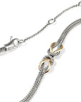 John Hardy Jewellery - Necklace John Hardy Sterling Silver and 14K Yellow Gold Love Knot Single Station Necklace