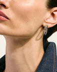 John Hardy Jewellery - Earrings - Hoop John Hardy Sterling Silver and 14Y Yellow Gold Love Knot Hoops