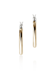 John Hardy Jewellery - Earrings - Hoop John Hardy Sterling Silver and 18K Essential 22mm Hoops