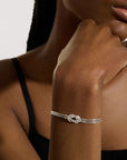John Hardy Jewellery - Bracelet John Hardy Sterling Silver and Diamond Love Knot Bracelet