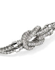 John Hardy Jewellery - Bracelet John Hardy Sterling Silver and Diamond Love Knot Bracelet