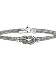 John Hardy Jewellery - Bracelet John Hardy Sterling Silver and Diamond Love Knot Bracelet