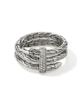 John Hardy Jewellery - Rings John Hardy Sterling Silver and Diamond Spear Ring Size 7