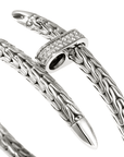 John Hardy Jewellery - Bracelet John Hardy Sterling Silver Diamond Spear Flex Cuff