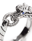 John Hardy Jewellery - Rings John Hardy Sterling Silver Naga Ring with Diamonds