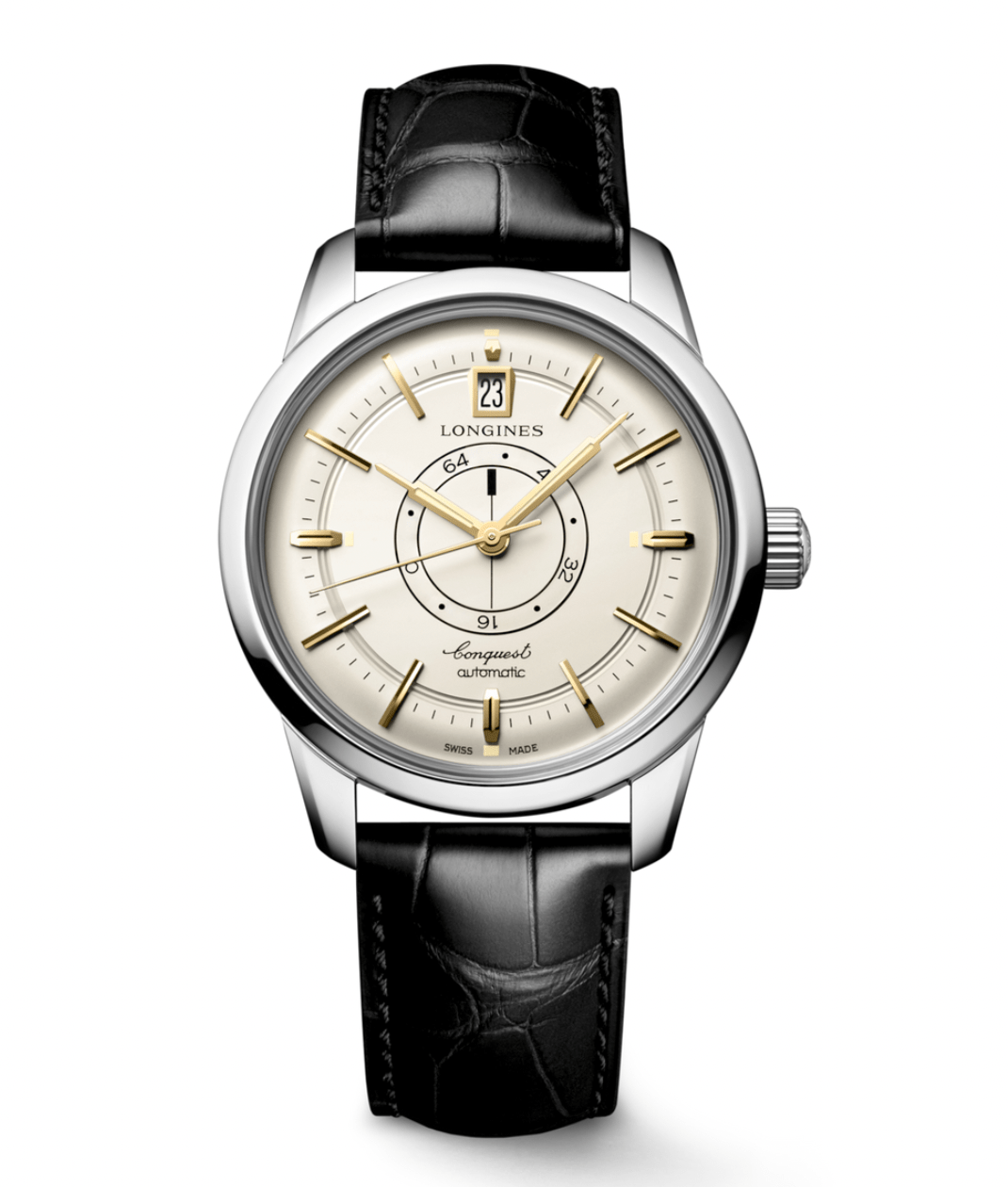 LONGINES CONQUEST HERITAGE POWER RESERVE 38mm – Touch of Gold Fine - Main Image