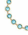 Marco Bicego Jewellery - Bracelet Marco Bicego 18K Jaipur Round Blue Topaz Link Bracelet