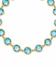 Marco Bicego Jewellery - Bracelet Marco Bicego 18K Jaipur Round Blue Topaz Link Bracelet
