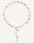 Marco Bicego Jewellery - Necklace Marco Bicego 18K Paradise Mixed Gem Cascade Necklace