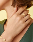 Marco Bicego Jewellery - Rings Marco Bicego 18K Two Tone Siviglia Pebble Diamond Ring Size 7
