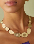 Marco Bicego Jewellery - Necklace Marco Bicego 18K Yellow Gold Graduated Lunaria Link Necklace