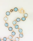 Marco Bicego Jewellery - Necklace Marco Bicego 18K Yellow Gold Jaipur Blue Topaz Link Necklace