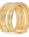 Marco Bicego Jewellery - Rings Marco Bicego 18K Yellow Gold Jaipur Brushed 5 Strand Band Size 6.5