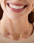 Marco Bicego Jewellery - Necklace Marco Bicego 18K Yellow Gold Lunaria Color Mixed Tourmaline Necklace