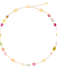 Marco Bicego Jewellery - Necklace Marco Bicego 18K Yellow Gold Lunaria Color Mixed Tourmaline Necklace