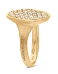 Marco Bicego Jewellery - Rings Marco Bicego 18K Yellow Gold Lunaria Diamond Openwork Ring