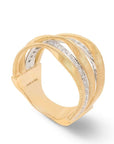 Marco Bicego Jewellery - Rings Marco Bicego 18K Yellow Gold Marrakech Diamond Five Strand Ring