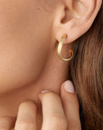 Marco Bicego Jewellery - Earrings - Hoop Marco Bicego 18K Yellow Gold Medium Jaipur Hoop Earrings