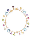Marco Bicego Jewellery - Bracelet Marco Bicego 18K Yellow Gold Paradise Mixed Gem Single Strand Bracelet