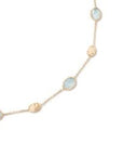 Marco Bicego Jewellery - Necklace Marco Bicego 18K Yellow Gold Siviglia Aquamarine Chain Necklace