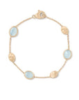 Marco Bicego Jewellery - Bracelet Marco Bicego 18KY Siviglia Aquamarine Chain Bracelet