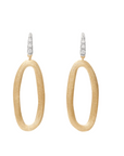 Marco Bicego Jewellery - Earrings - Drop Marco Bicego Jaipur 18k Yellow Gold Link Earrings with Diamonds