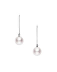 Mikimoto Jewellery - Earrings - Drop Mikimoto 18K White Gold 7mm Leverback Pearl Drop Earrings