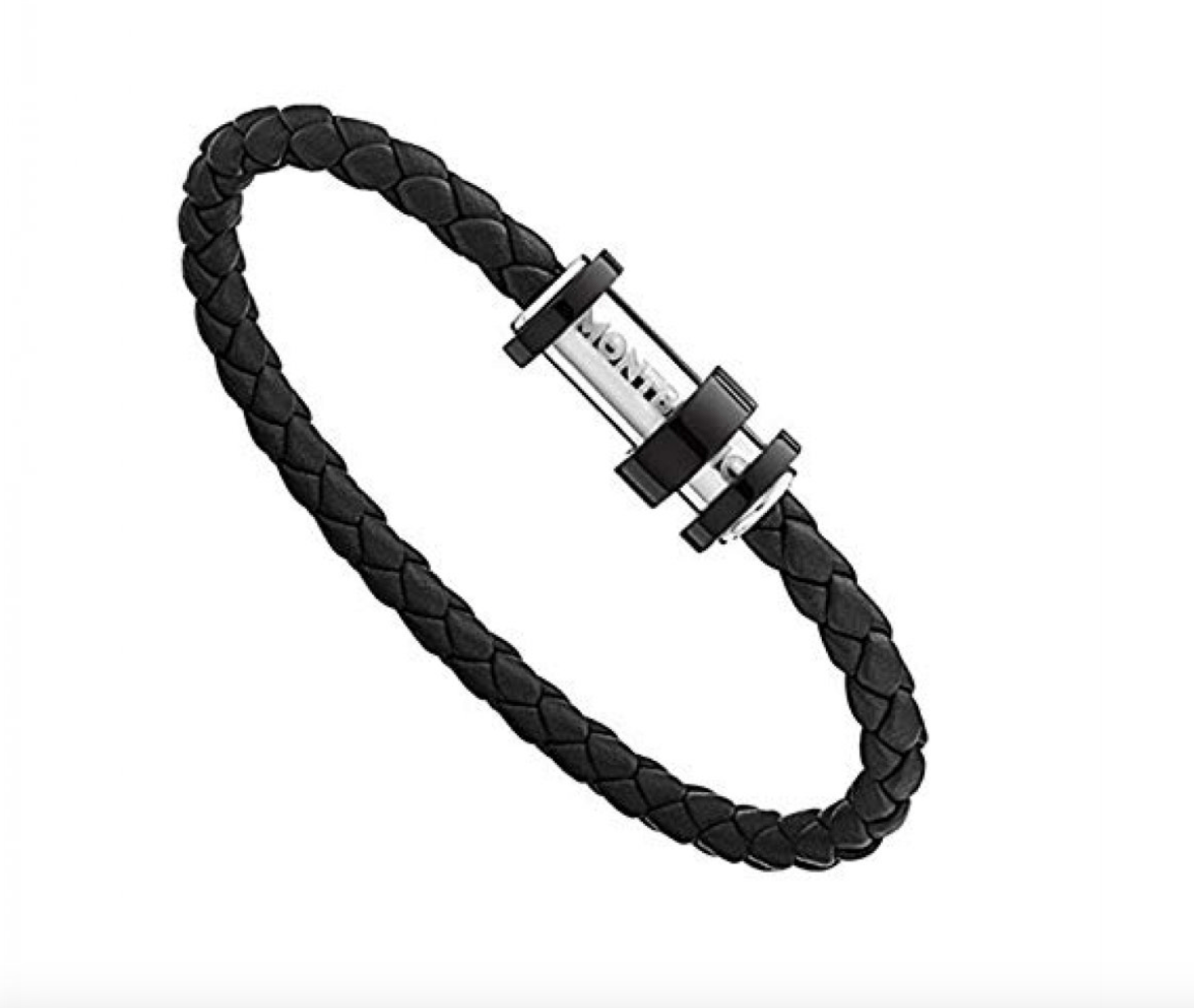 Montblanc Bracelet Le Petit Prince Y3 Leather Steel Black Touch