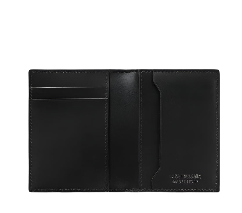 Montblanc Extreme 4 Card Black Leather Wallet – Touch of Gold Fine