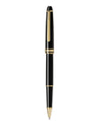 Mont Blanc Accessories - Writing Instruments Montblanc Meisterstuck Black Gold Coated Rollerball Pen