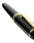 Mont Blanc Accessories - Writing Instruments Montblanc Meisterstuck Black Gold Coated Rollerball Pen