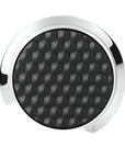 Mont Blanc Accessories - Jewellery Accessories Montblanc Steel Meisterstück Round Black Inlay Cufflinks