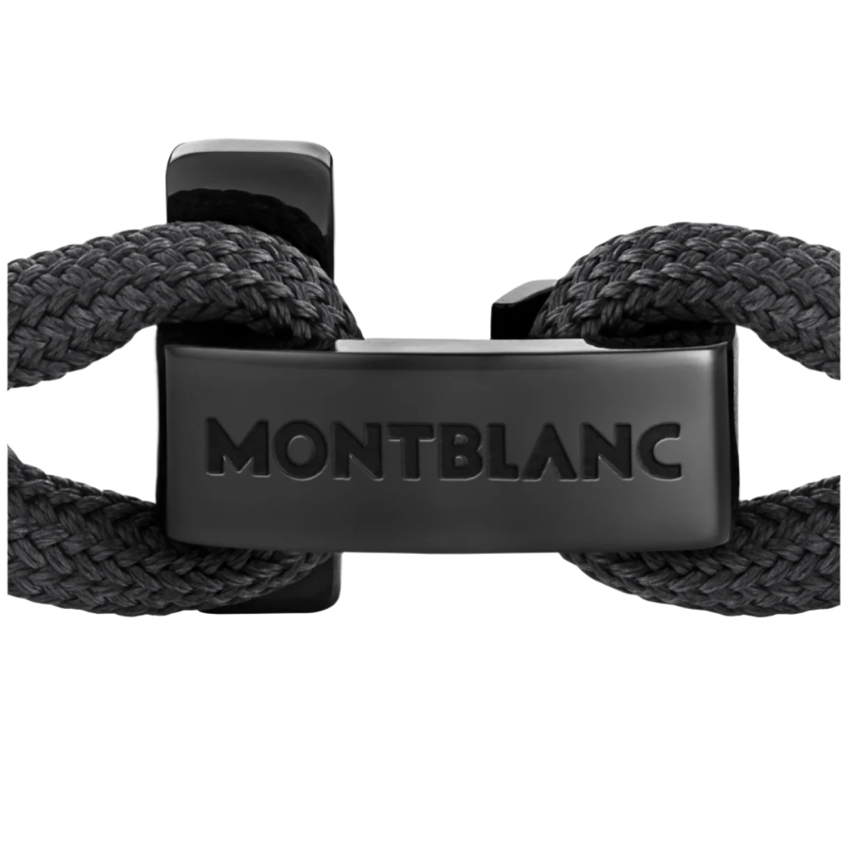 Montblanc Steel PVD Black Woven Nylon Bracelet – Touch of Gold