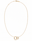 NC Rae Jewellery - Necklace Noam Carver 14K Yellow Gold Rae Diamond Linked Circles Necklace