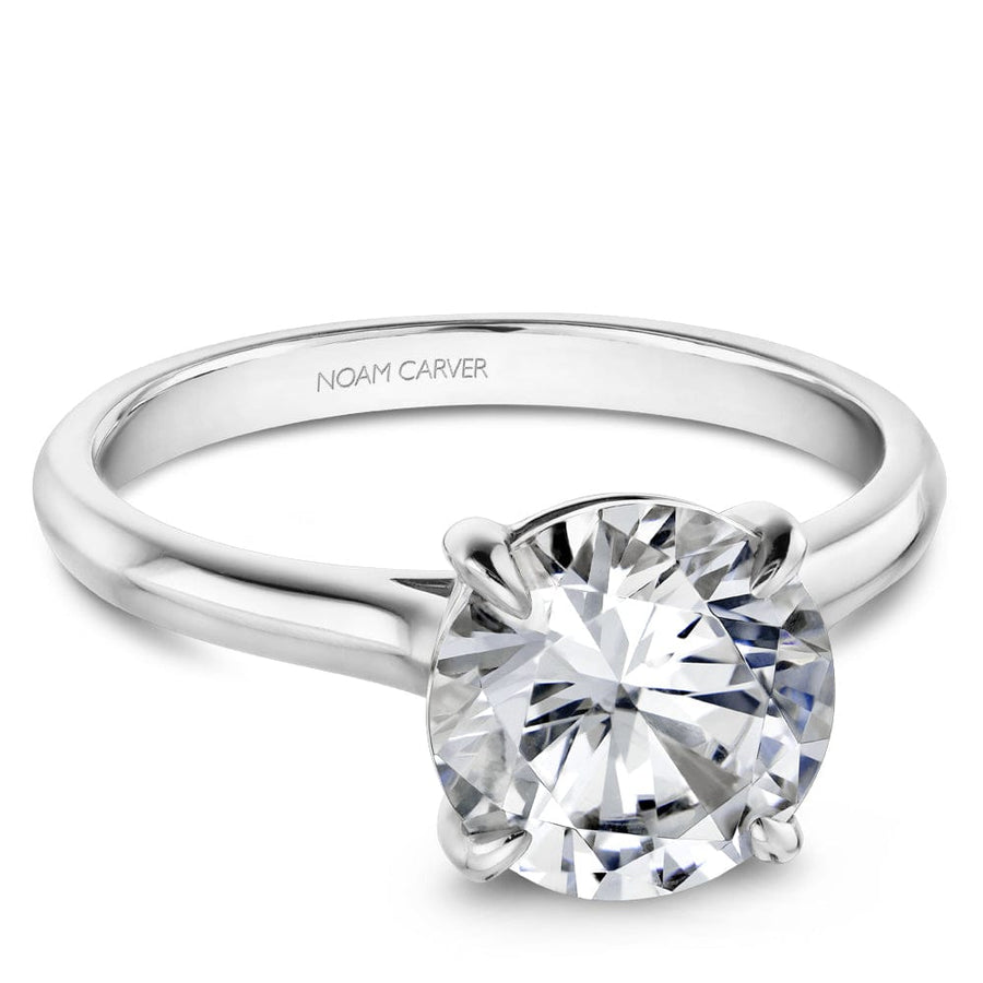 Touch of Gold Diamonds Jewellery - Engagement Ring Noam Carver 18k White Gold 1.50ct Round Solitaire Diamond Engagement Ring