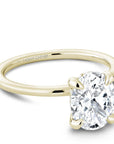 Touch of Gold Diamonds Jewellery - Engagement Ring Noam Carver 18kt Yellow Gold 1.70ct Oval Diamond Solitaire Engagement Ring with Hidden Halo